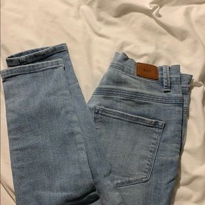 BDG Light Wash High Waisted Skinny Jeans